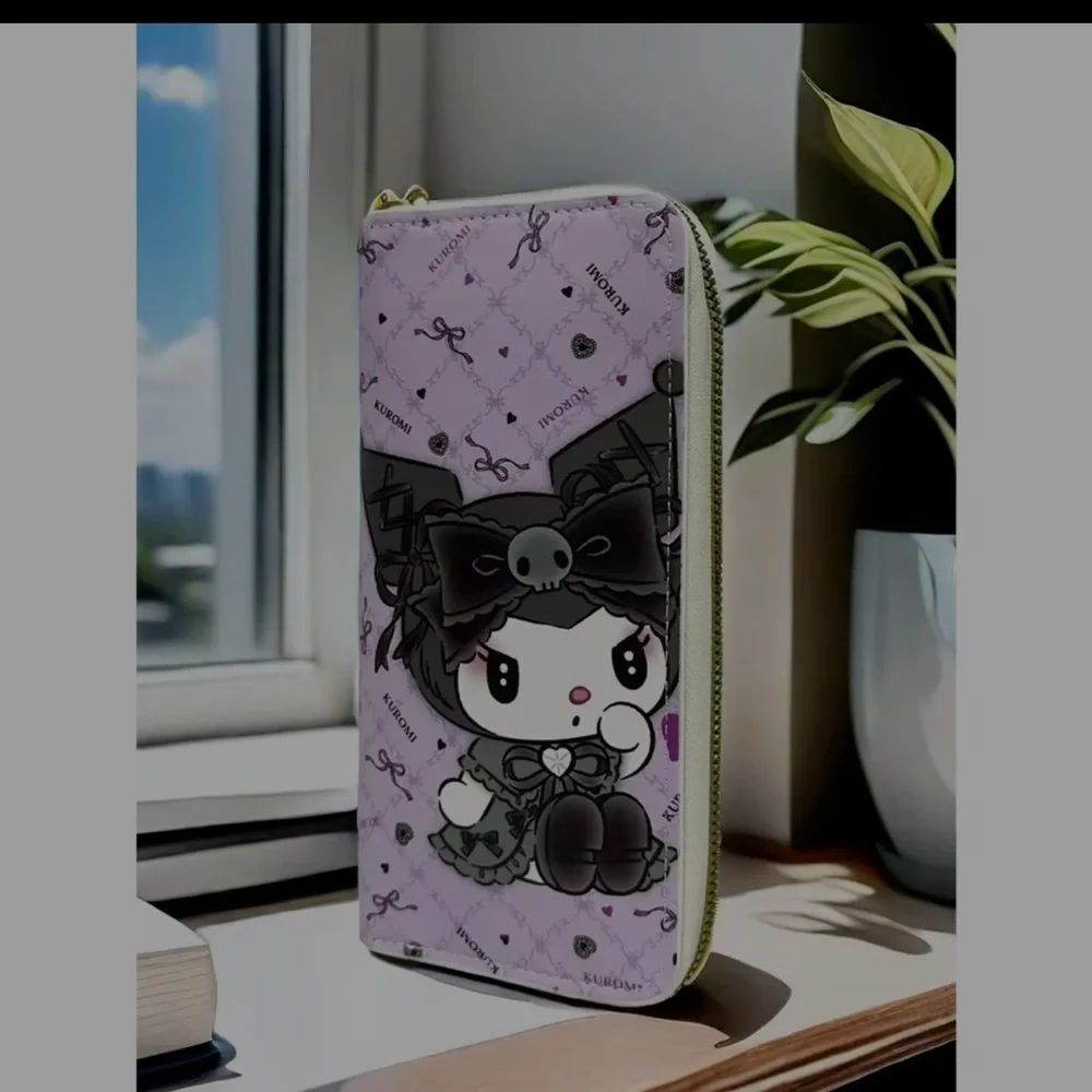 Sanrio Kuromi Long Wallet Mobile Phone Card Holder Wallet NWT❗️FINAL SALE